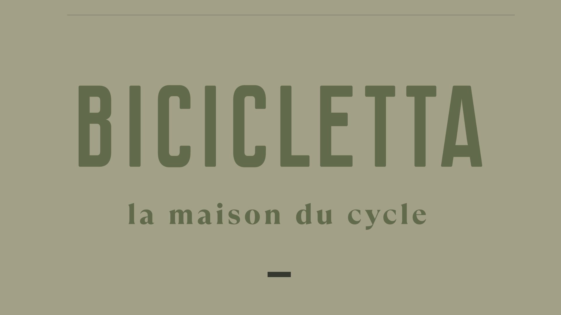 BICICLETTA - LA MAISON DU CYCLE